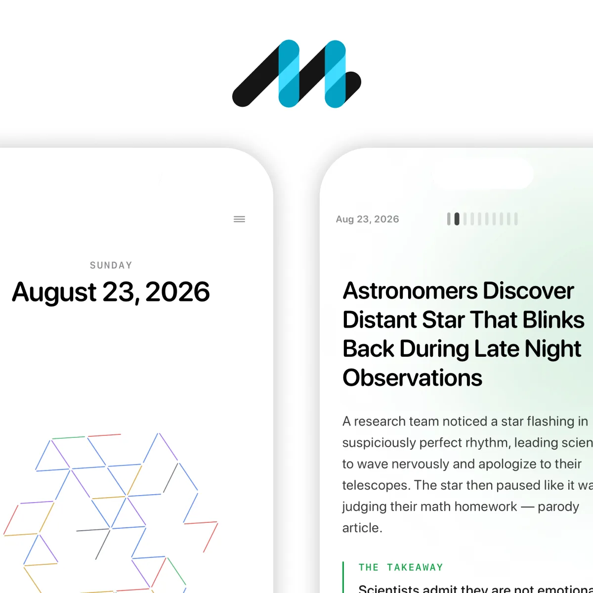 Mirrors News daily edition app